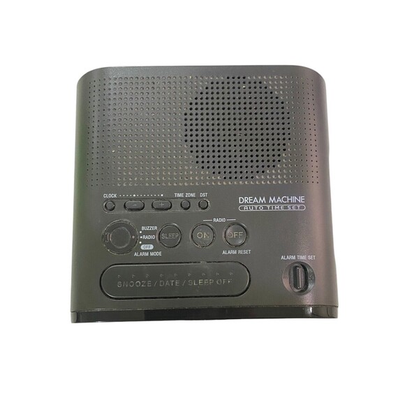 Sony Dream Machine Dual Alarm Clock Radio ICF-C218 Black Tested Working Clean - Picture 5 of 10